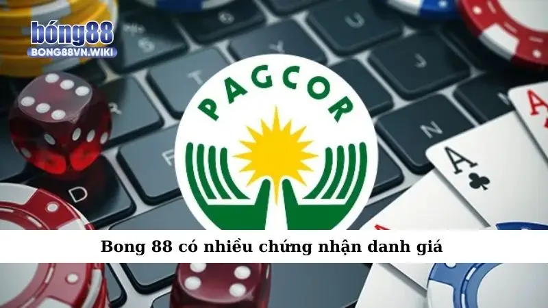 Giới thiệu Bong88 Bong 88 có nhiều chứng nhận danh giá